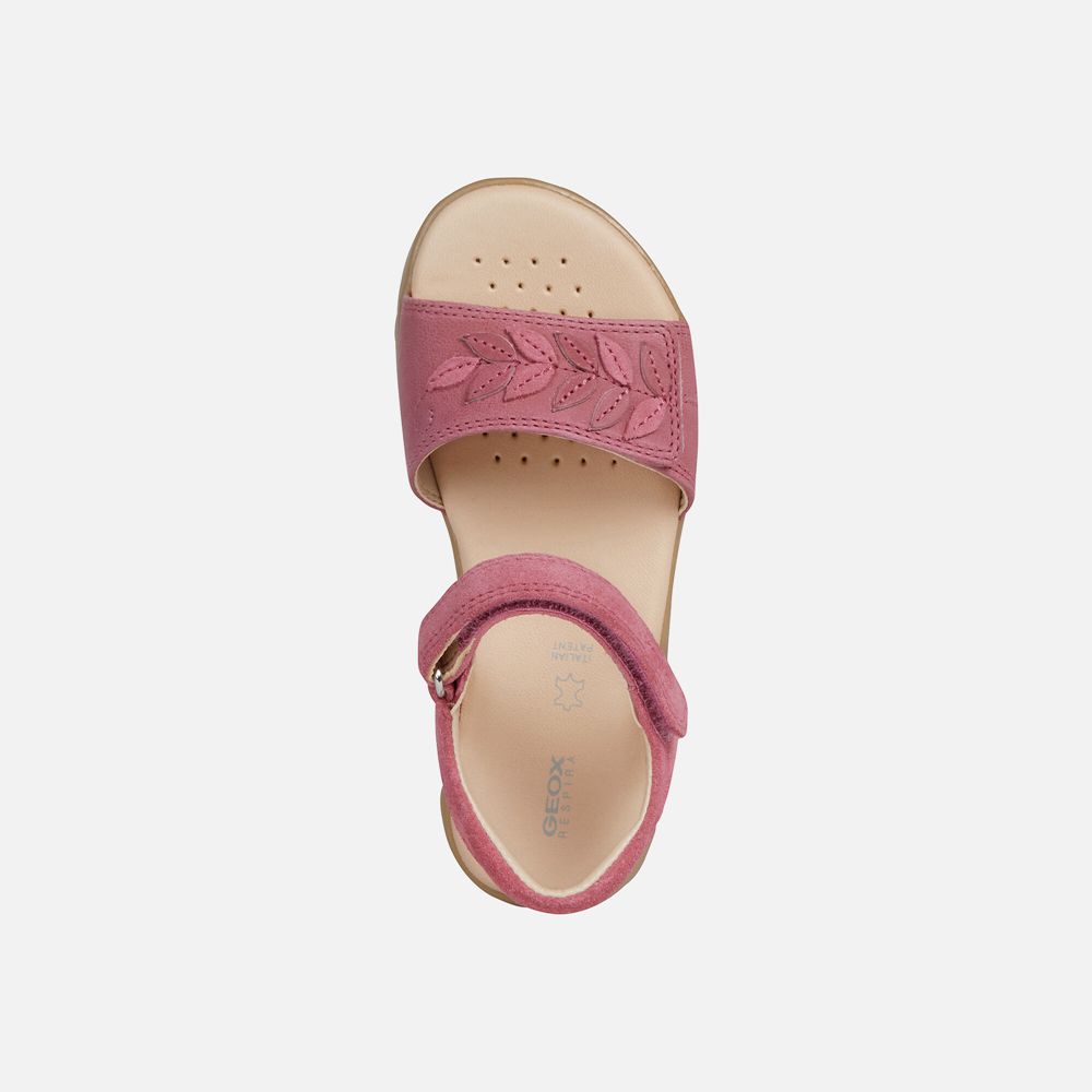 Geox Sandals Pink Haiti - Geox Girls Shoes - UGKBPZ895